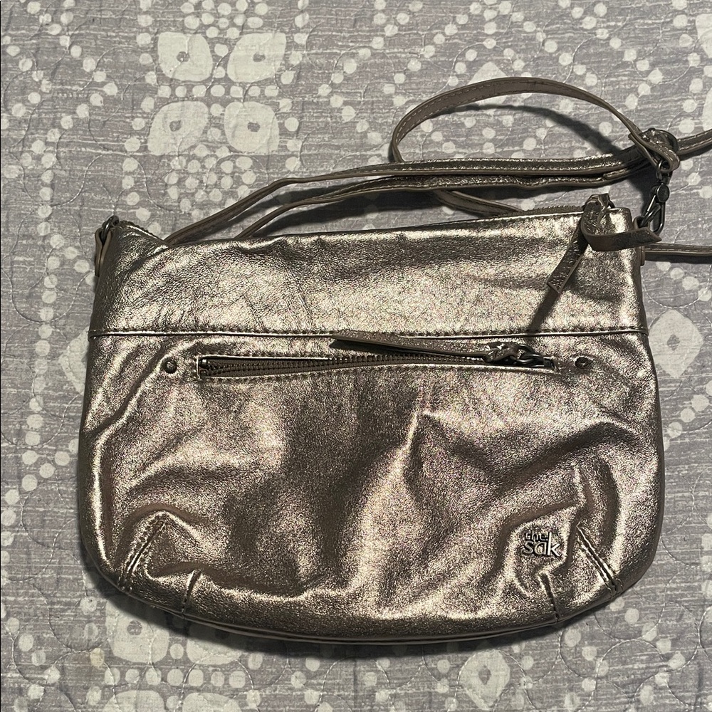 The Sak Metallic Crossbody Bag